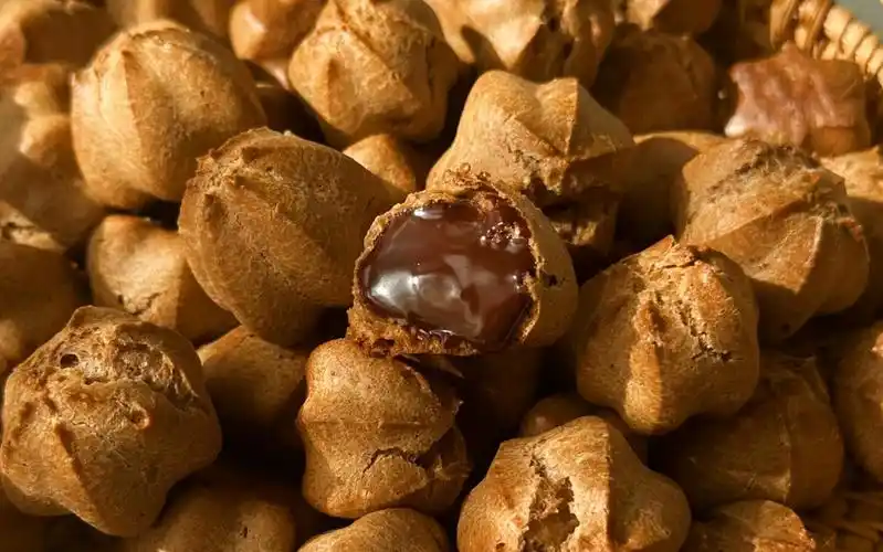 巧克力小泡芙~一口一个会爆浆