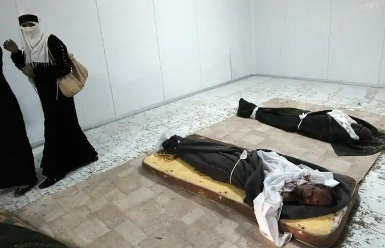 利比亚执政当局"过渡委"称,卡扎菲和儿子穆塔西姆的遗体已于当地时间