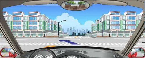 如果左转转小弯,只有沿着路口中心圈内侧行驶