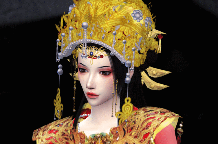 [原创人物] 【随心】古风人物之帝女花---我真的爱上凤冠霞帔了