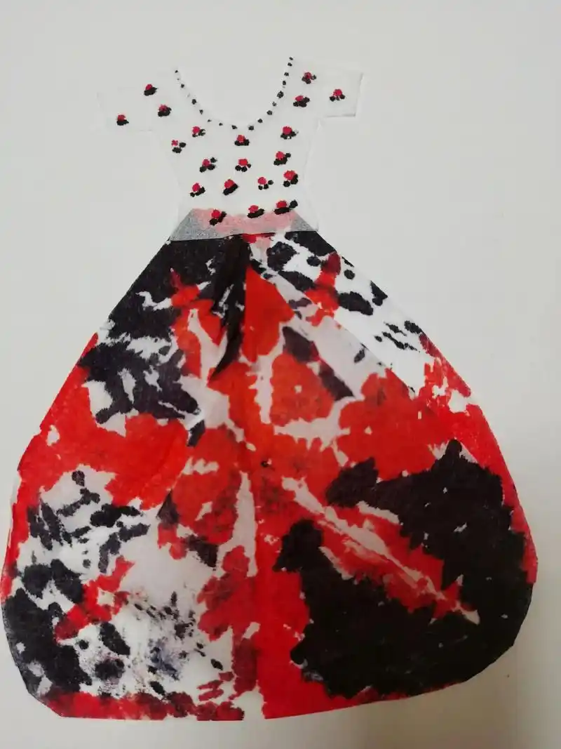 你 量得意 长头 资料来源: 大 染纸系列之六 工作品拍成 - 抖音