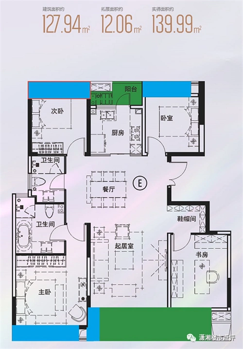 1,地段:长沙县,空港片区2,户型:一梯两户88--143㎡洋房3,价格:均价