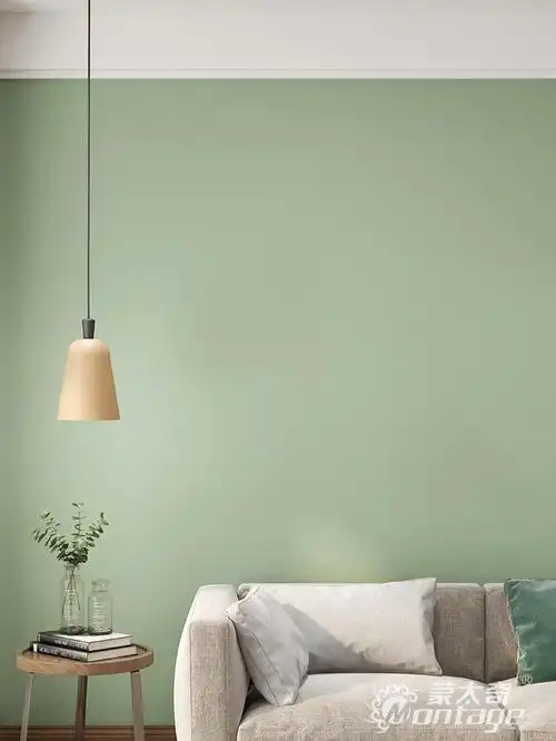 艺术涂料莫兰迪色灰绿色高雅灵动