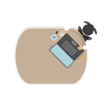 认真工作的it精英素材