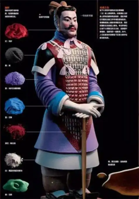 兵马俑本来的颜色是什么色(兵马俑真正的颜色特点)_小强知识网