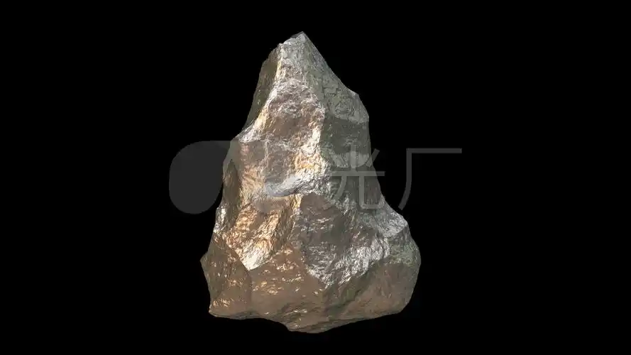 通道银银色石头素材_01080_高清素材(编号