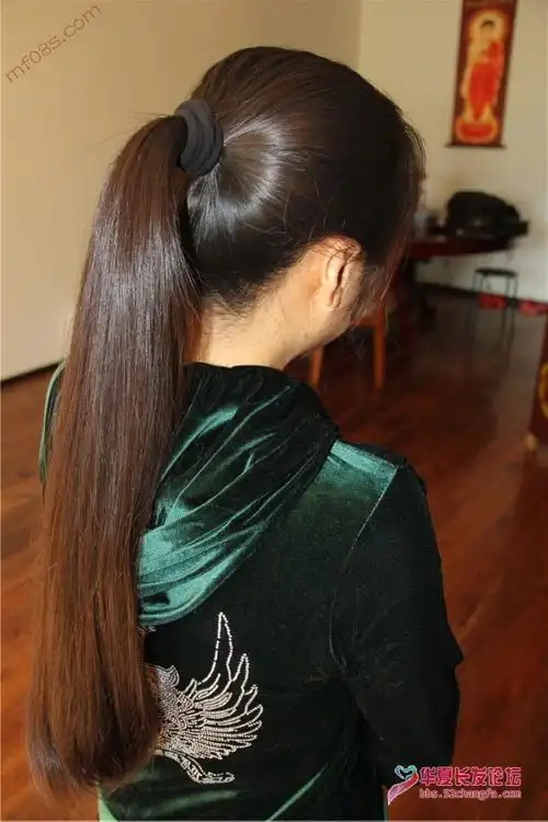 剪下台湾美女顺滑丝发-老高313#(10) 剪发_中国长发