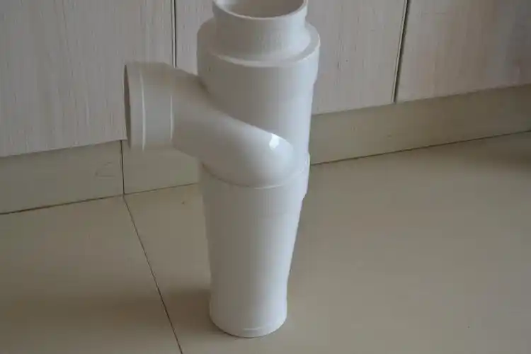 厂家直销 pvc110内螺旋单立管消音三通 pvc110消音三通