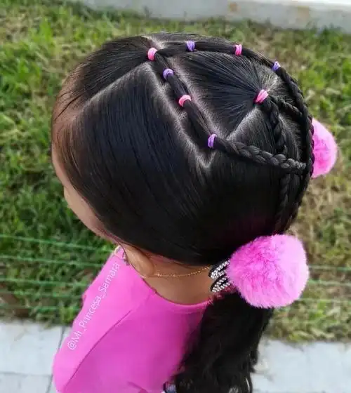 最新款小女孩好看的辫子编发发型好看的辫子发型编法小女孩