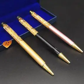 金色字圆珠笔