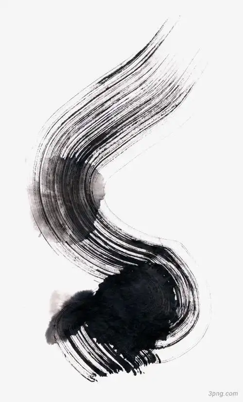 古风水墨png素材透明免抠图片装饰效果