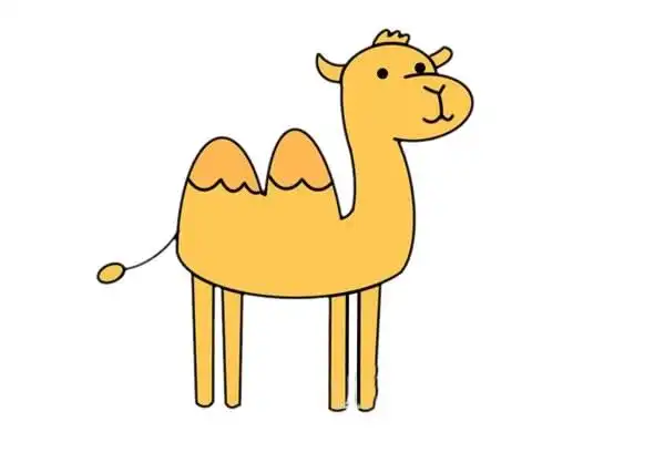骆驼怎么画简单又好看卡通骆驼简笔画步骤图解教程