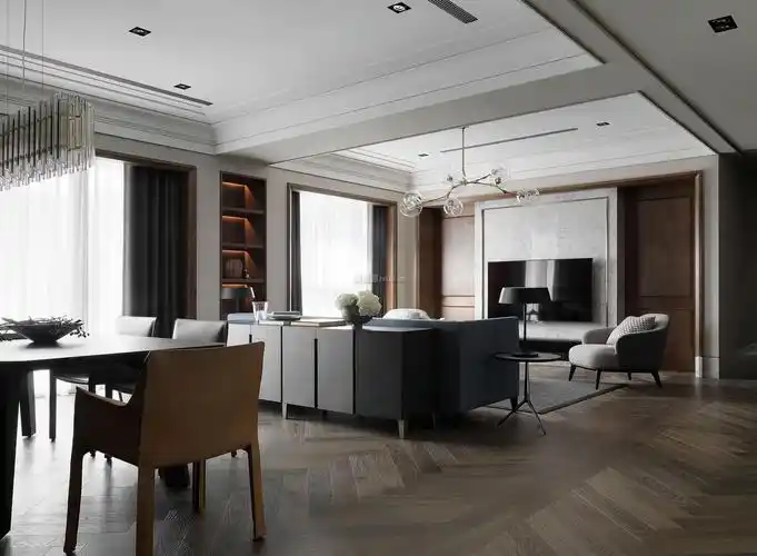 现代客厅吊顶装修效果图 现代客厅吊顶造型