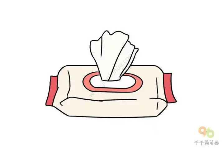 纸巾简笔画图片大全简单好画