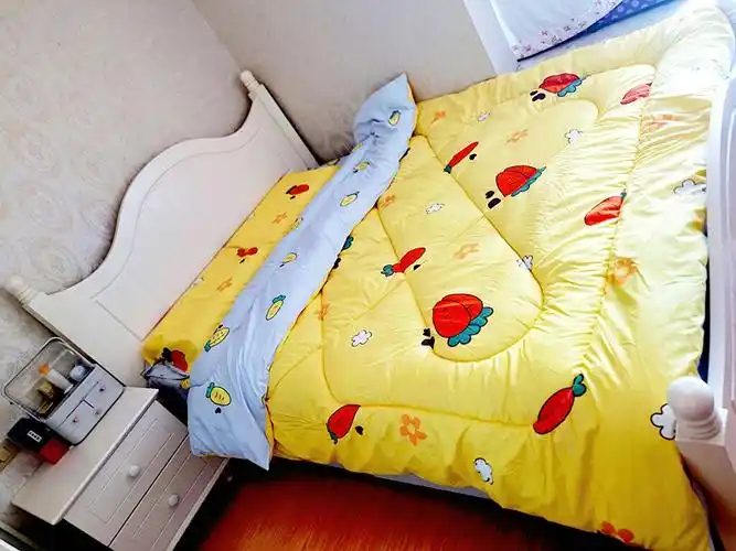 质量还蛮好的,冬天就这么一床被子就够用了.挺柔软的.