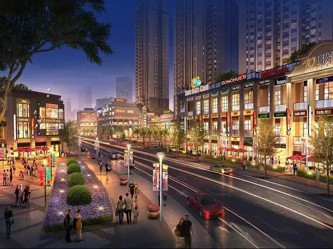 滨江风情商业街,首创城商业价值看得见