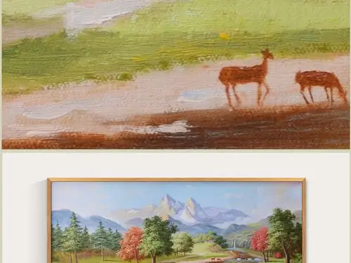 艺术田园纯手绘装饰油画(横幅)图片设计素材-高清模板下载(68.