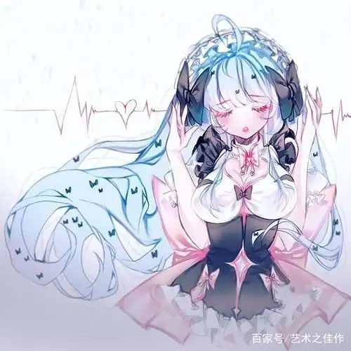 卡通人物板绘,可爱的小女孩,好萌啊