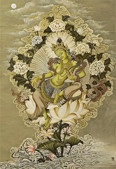 盛世莲花长春亮相首届万朗唐卡艺术展