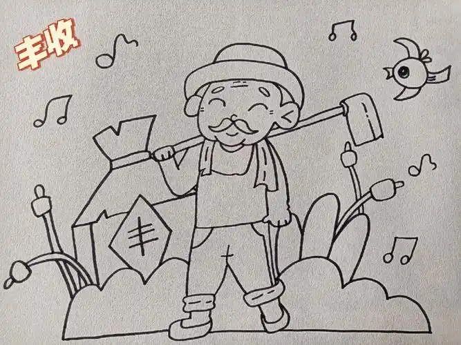 0基础学画画丰收