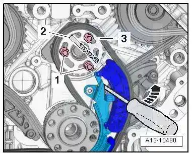 1【精华】110款奥迪发动机正时皮带安装示意图