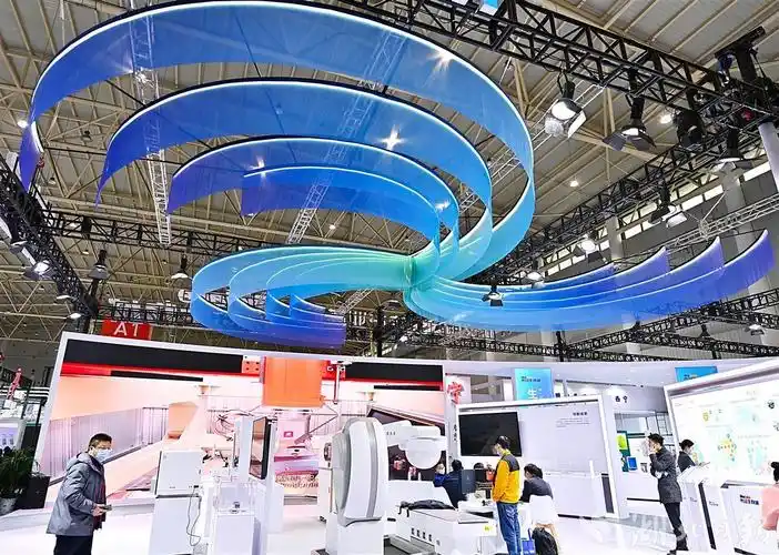 世界大健康博览会展台设计凸显科技感