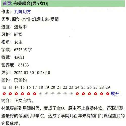 双强,事业线和感情线我都要星际 机甲 abo 软科幻言情小说喜欢看星际