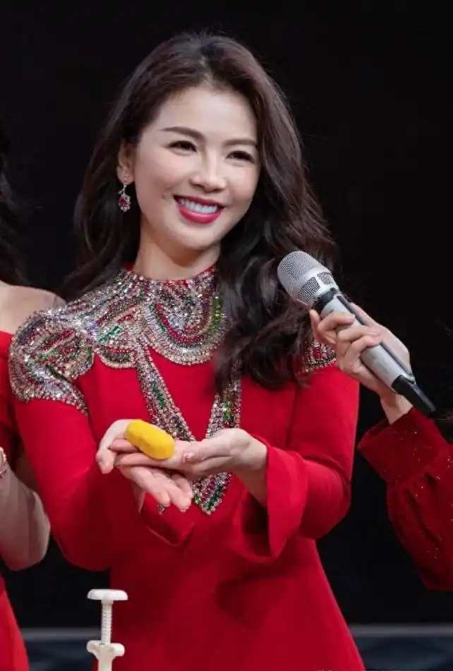 完美身材比例,妩媚精致 刘涛身着红裙亮相春晚,修身红色连衣裙的腰部