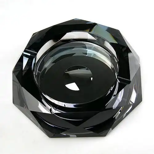 高档水晶烟灰缸创意公司企业活动礼品定制精品欧式刻字厂家批发