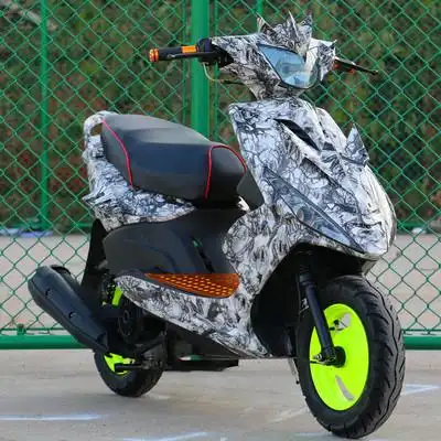 全新鬼火爆改摩托车jog踏板燃油代步踏板125cc摩托车