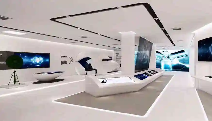 展厅装修设计效果图,由广州展览公司-维点提供