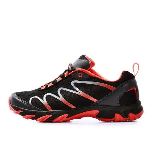 耐磨营地鞋透气速干鞋 越野徒步大孔透气鞋 黑色 40