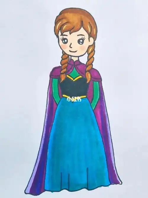 安娜公主简笔画78