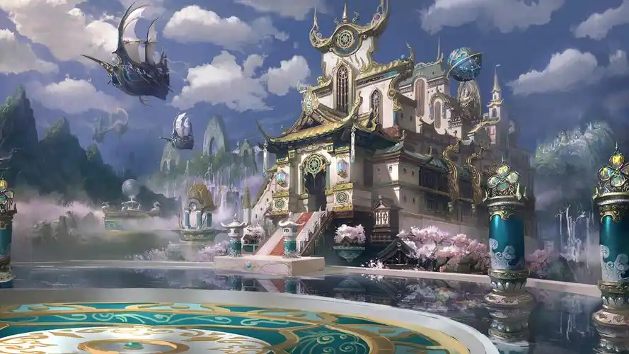 游戏2d场景原画作品_2d场景设计制作_一维网