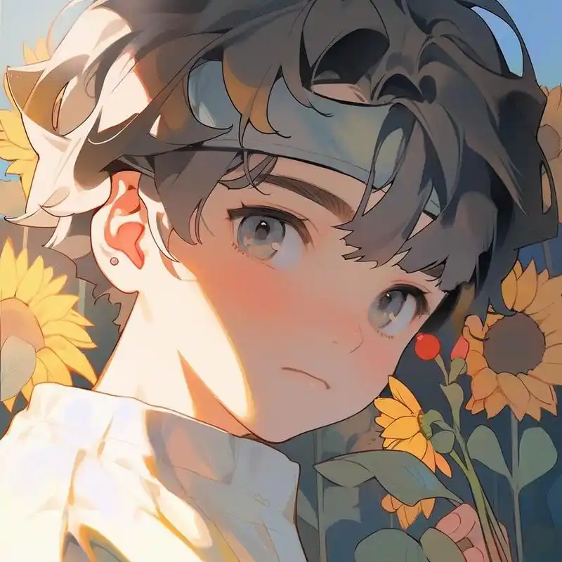 向日葵阳光男孩|动漫头像