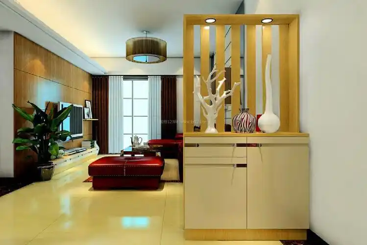 客厅玄关鞋柜隔断装修效果图大全