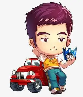 卡通q版人物男素材_卡通q版人物男图片元素-觅元素