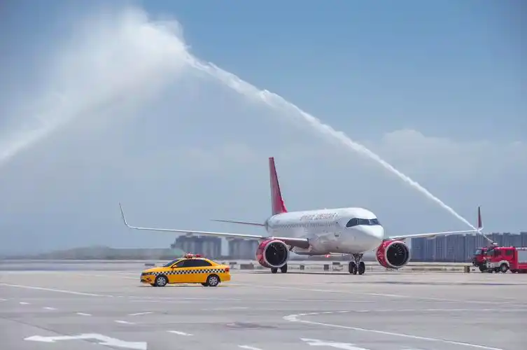 2022年5月16日,吉祥航空使用空客a320neo飞机执行ho1211特殊航班,欢送