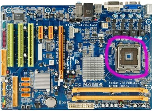 cpu在电脑中的位置