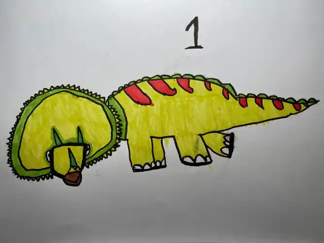 儿童恐龙画1