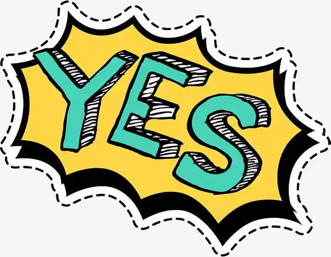 yes手绘标签墙贴