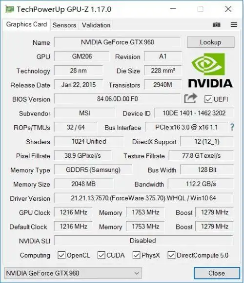 gpu-z 1.16.0版改进/修复问题详情及下载地址