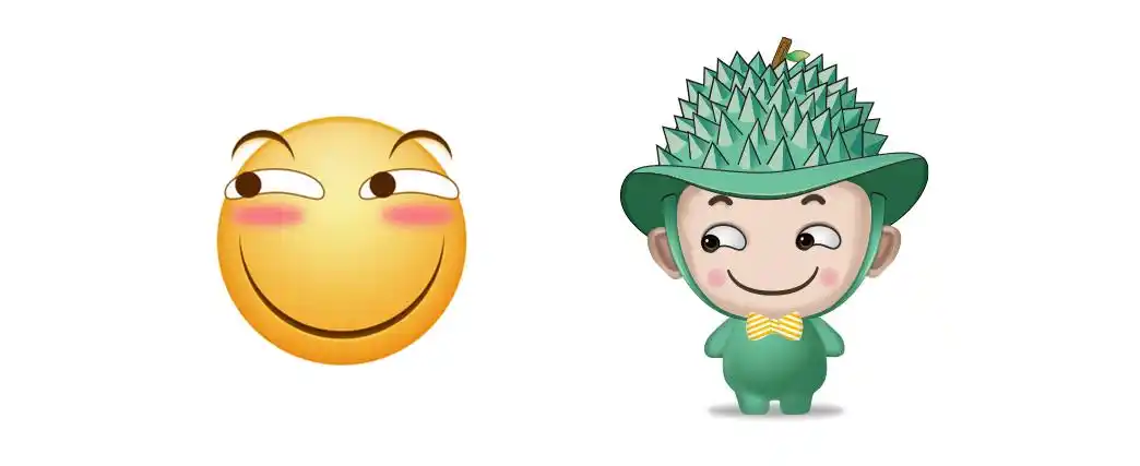 憨宝有味超级卡通ip打造超级品牌榴莲食品包装设计