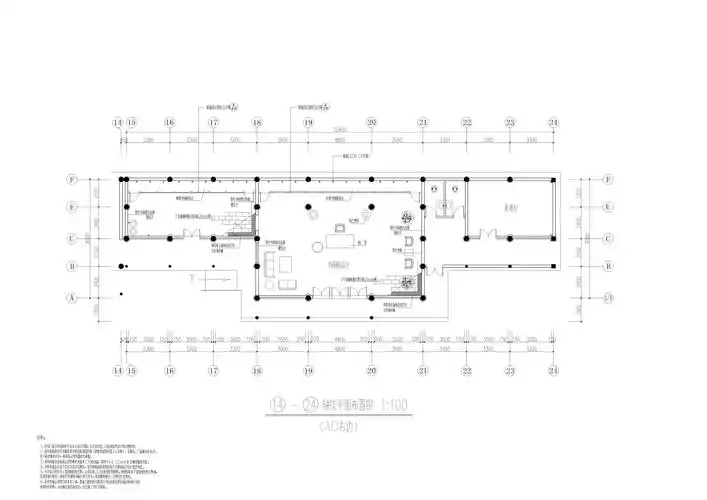 历代名人书画展示厅平面布置图