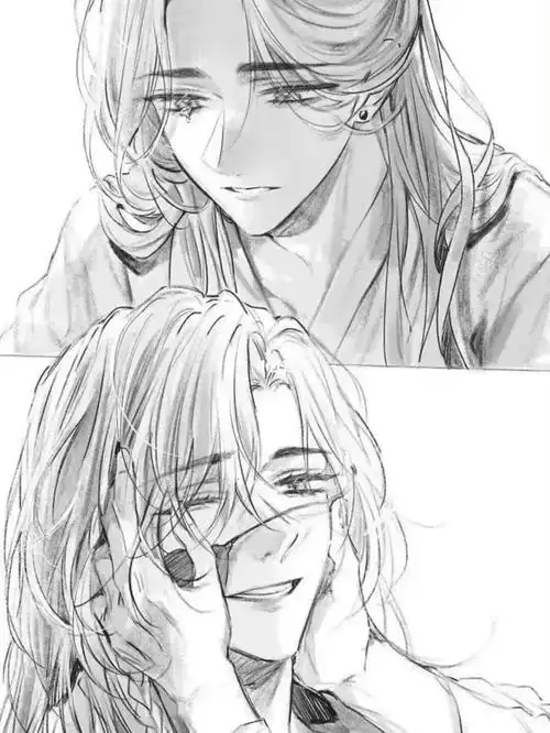 大家都只是花城的眼睛好看,却只有谢怜在心疼花城#花城和谢怜  #天官