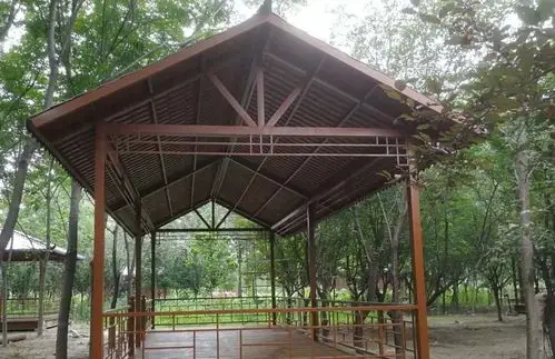 钢结构树脂瓦亭子