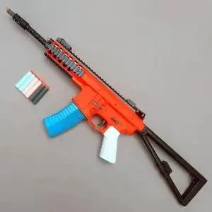 儿童301手动单发突击步下供软弹枪成人eva玩具枪6mm玩具模型