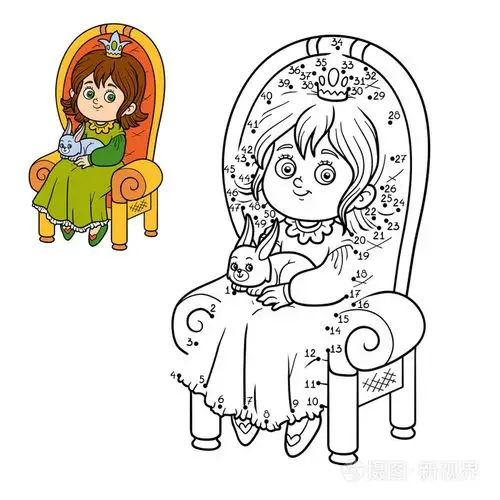 数字游戏,公主坐在宝座上