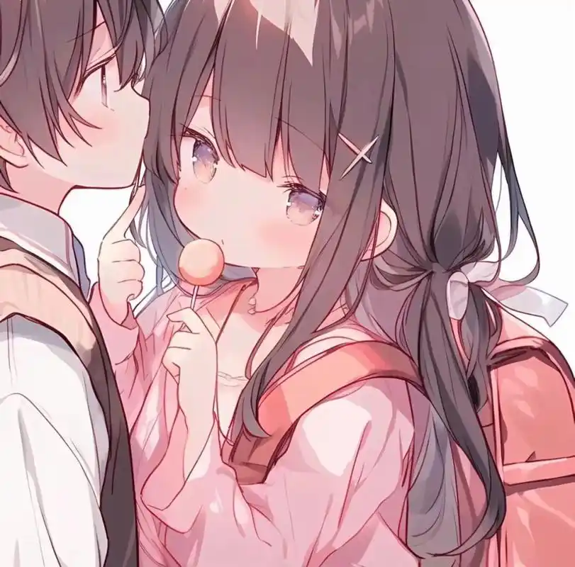 情侣头像丨怦然心动卡通情侣头像