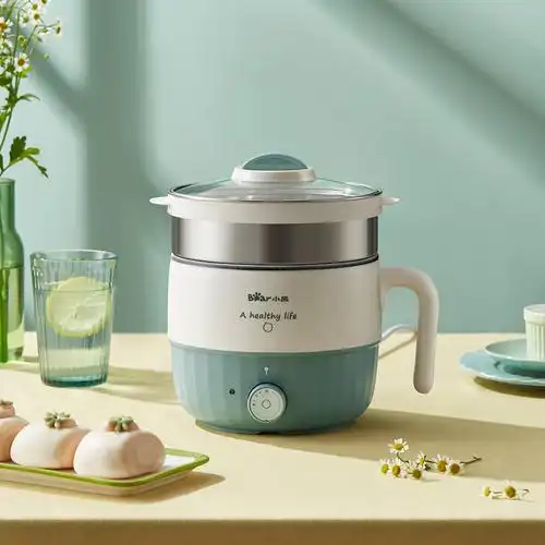 小熊多功能电热锅电煮锅家用迷你小电电锅学生电热